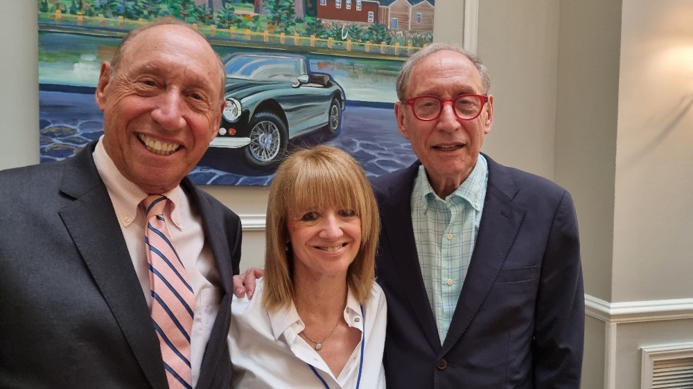 Jill with Dr Steven Ruden and Dr Ronald Ruden at the Havening Conference, Long Island, 2024